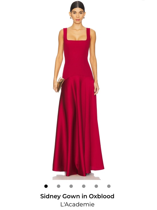 L'Academie Dresses & Skirts - L'Academie Sidney Maxi Gown in Oxblood Red